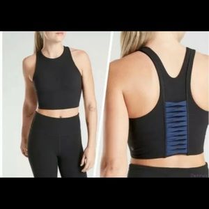 Athleta Conscious Twist Back Crop Tank
